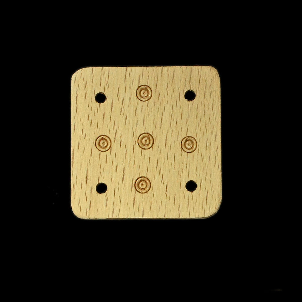 Handmade Birch Wood Tablet for Tablet Weaving - Viking Crafts