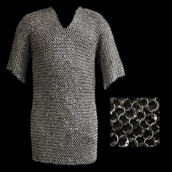 Riveted Steel Chainmail Shirt - Viking Armor