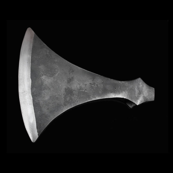 Hand-forged, High-Carbon Steel Dane-Axe Head - Blunt & Battle-Ready - Viking Weapons
