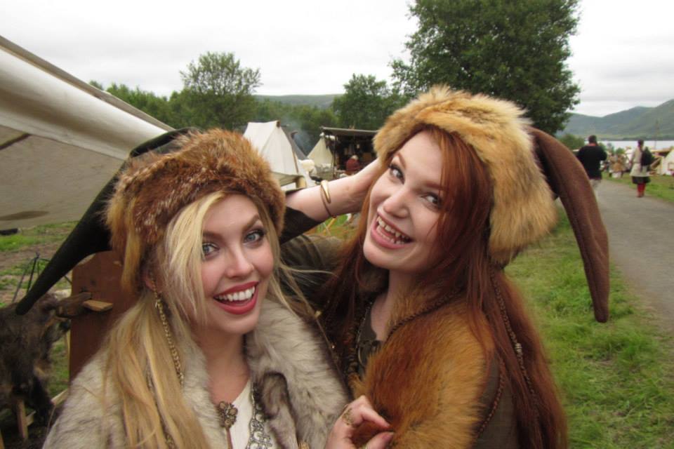 Viking Women at Lofotr Viking Festival - Viking Dragon Blogs