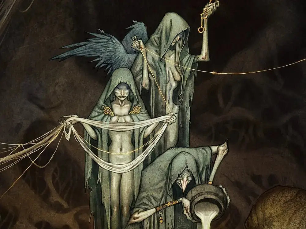 The Norns, Urd, Verdandi and Skuld - Viking Dragon Blogs