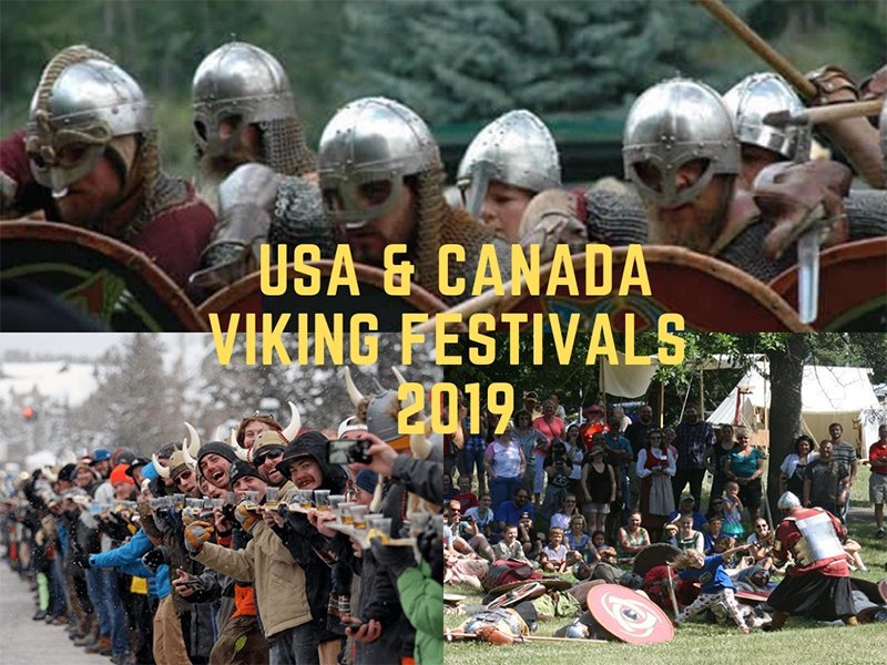 USA & Canada Viking Festivals & Viking Markets 2019