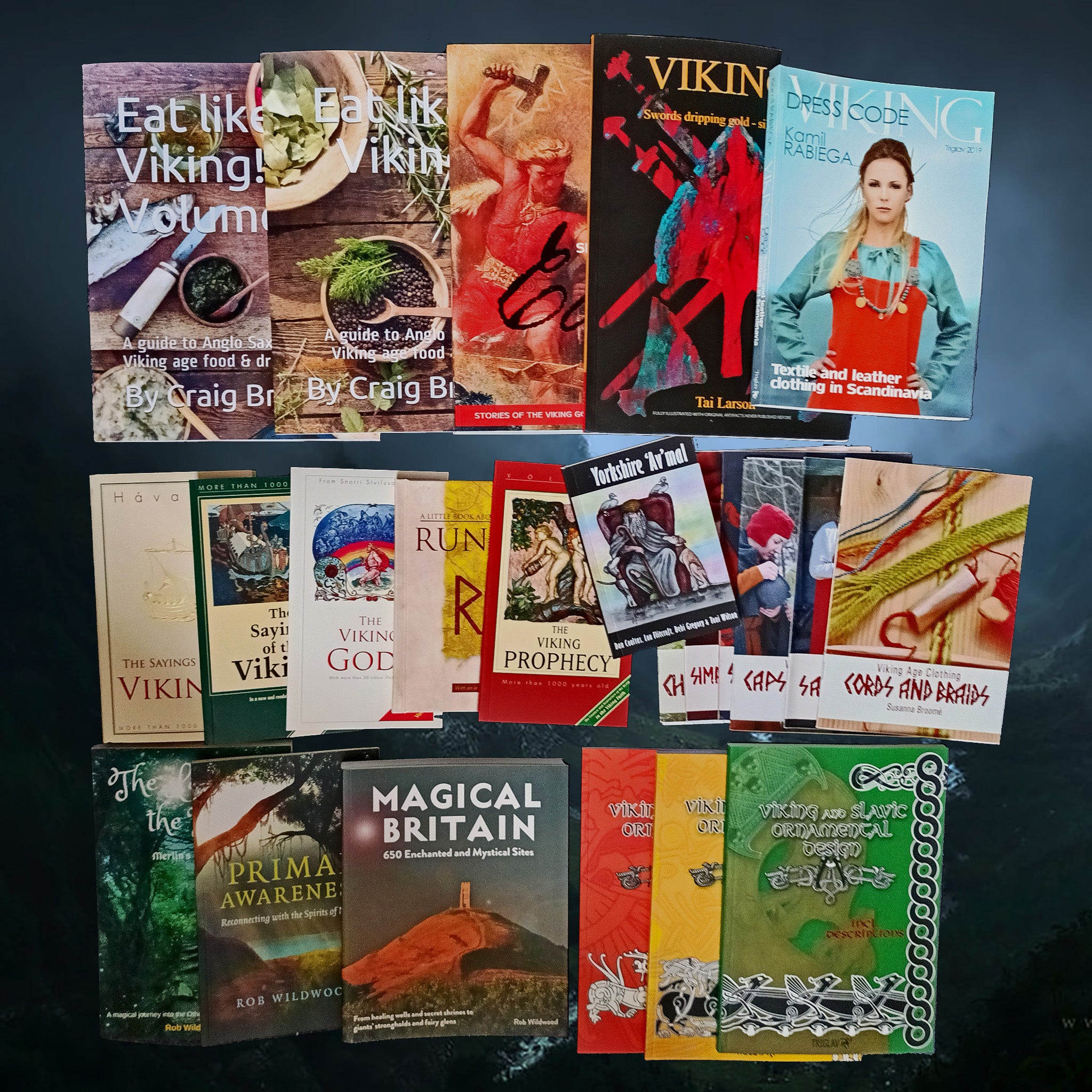 Hand-Picked Books Available At The Viking Dragon