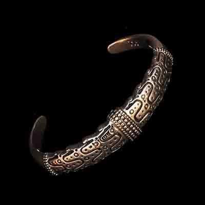 Bronze Viking Bracelets - Viking Dragon / Jelling Dragon