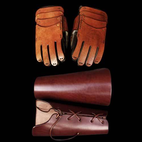 Viking Re-Enactment Gloves / Gauntlets & Armguards From The Viking Dragon