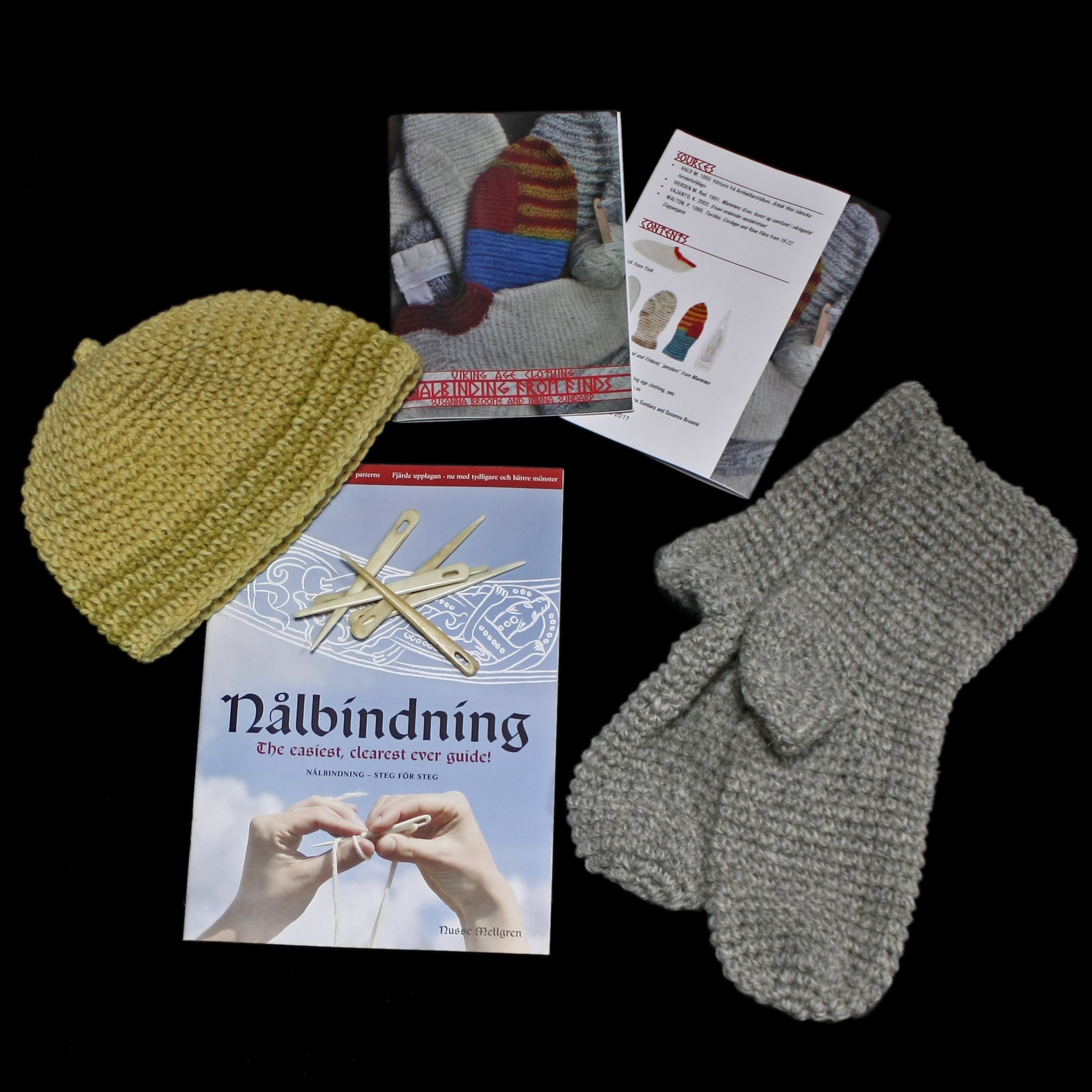Nalbinding Supplies - Books, Wool, Needles, Hats & Socks - Viking Crafts