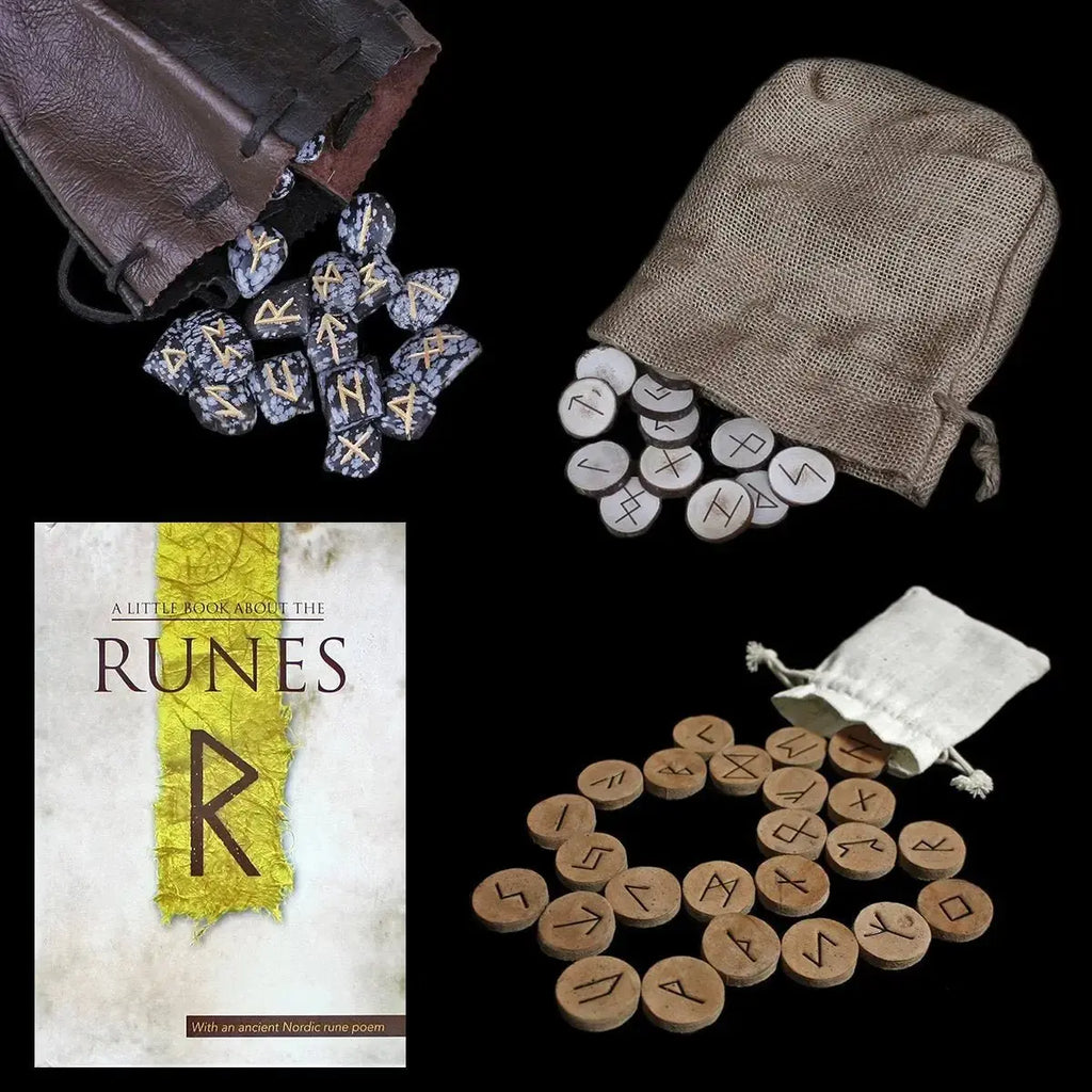 Handmade Elder Futhark Runes, Rune Books | Viking Dragon
