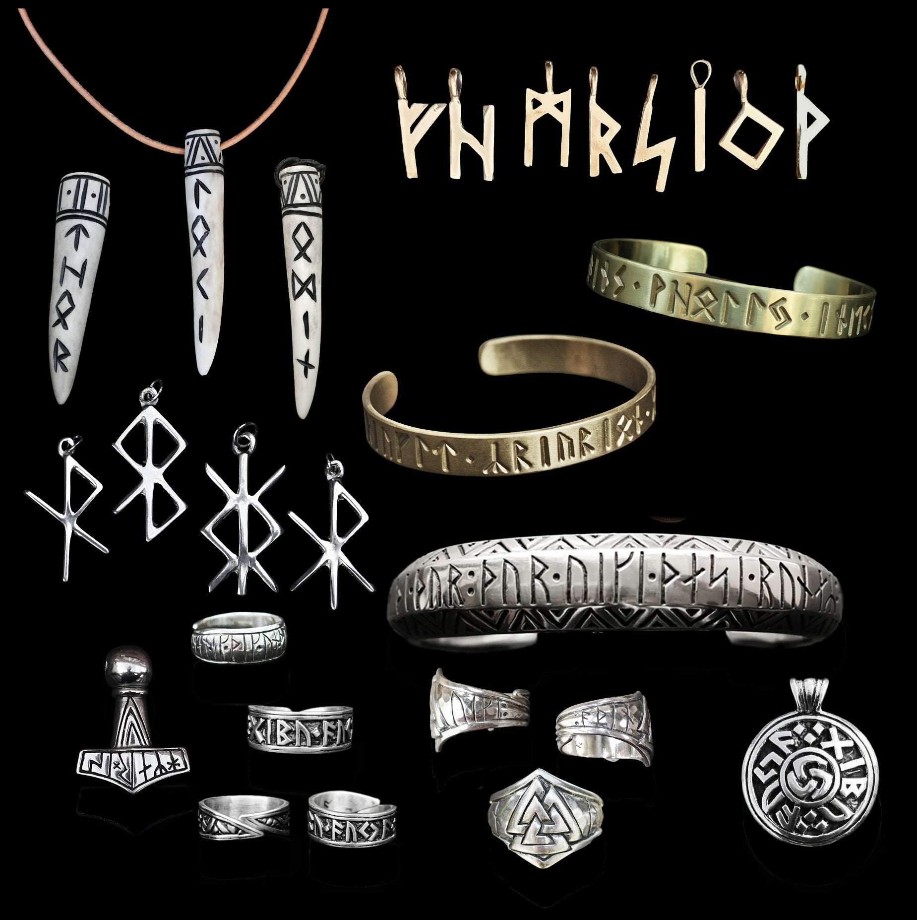 Runic Viking Jewelry from The Viking Dragon