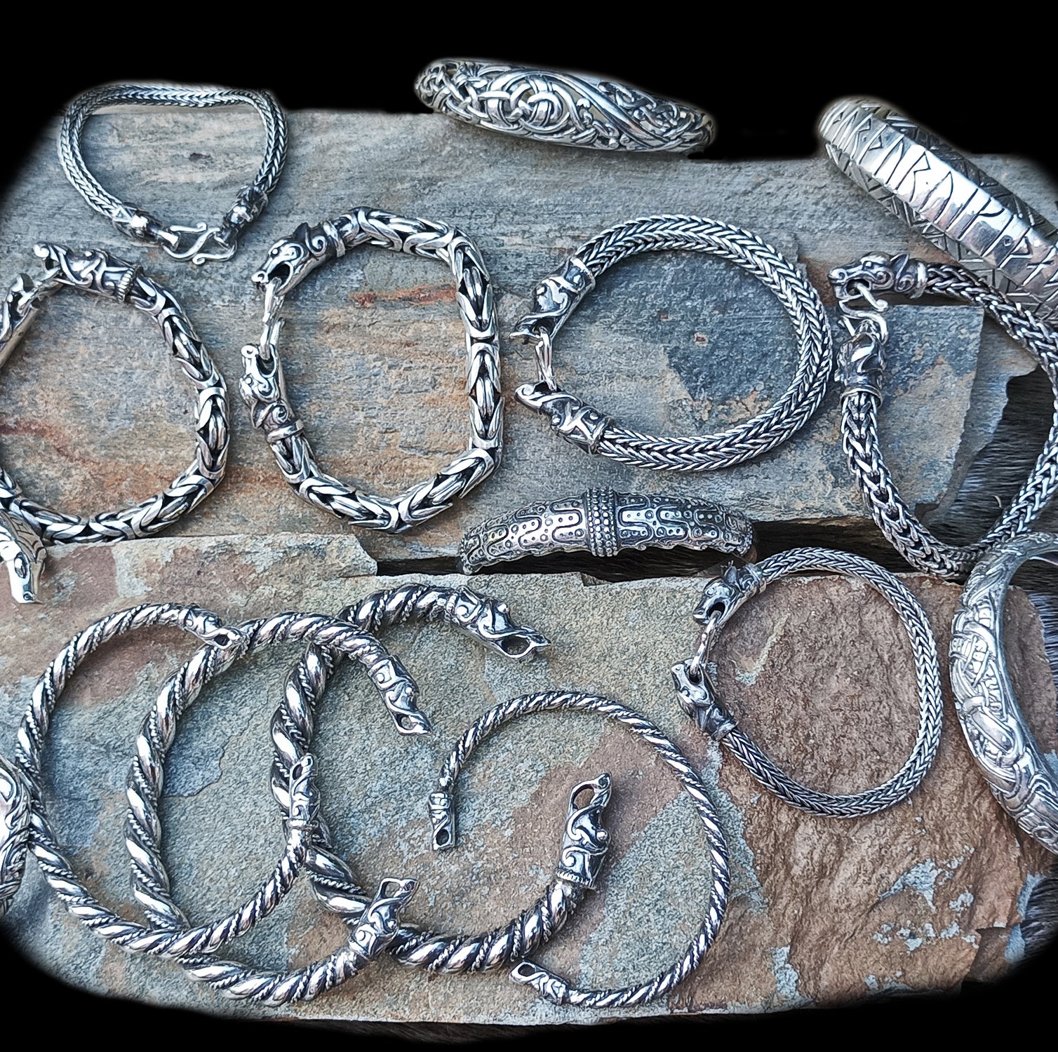 Silver Viking Bracelets and Silver Viking Arm Rings - Viking Jewelry