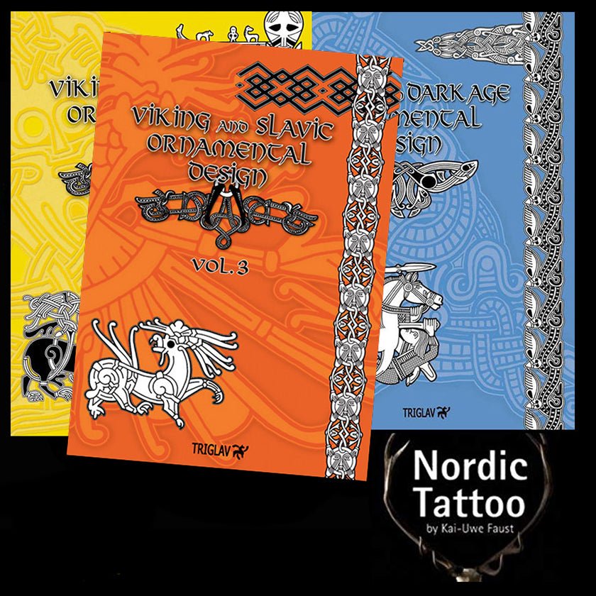 Viking Design and Tattoo Books - Viking Dragon / Jelling Dragon