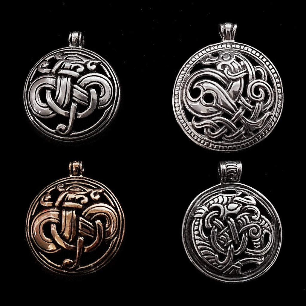 Three Headed Dragon Charms Large Dragon Charms Well Crafted Fantasy Charms Viking Charms Jewelry Supplies 28x31mm