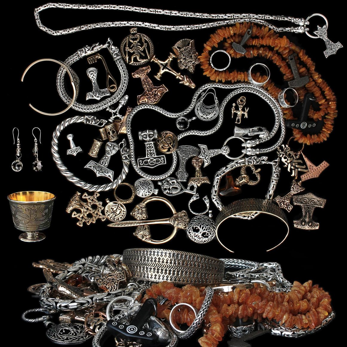 Viking Jewelry - Viking Dragon / Jelling Dragon