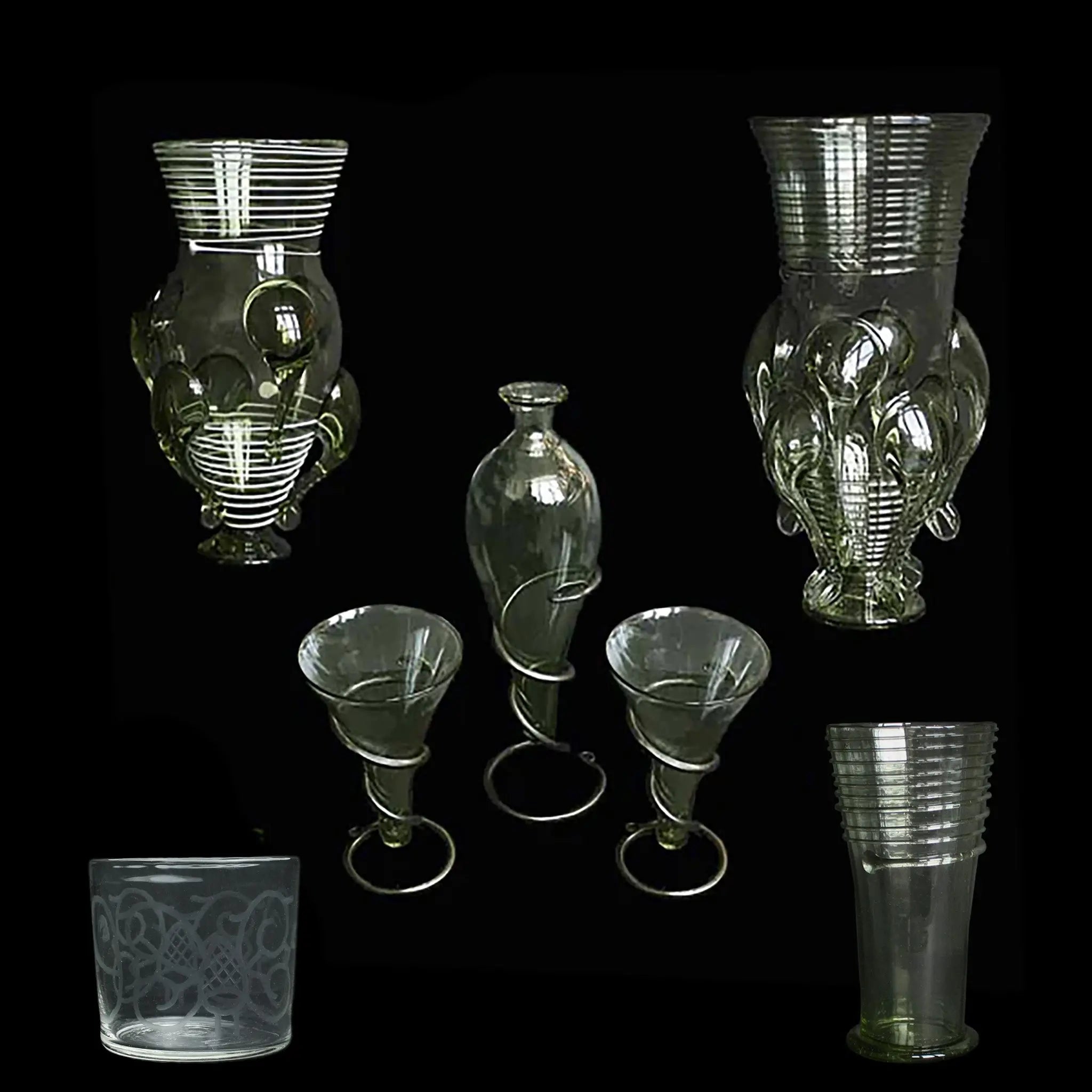 Viking Beer and Mead Glasses - Viking Dragon / Jelling Dragon