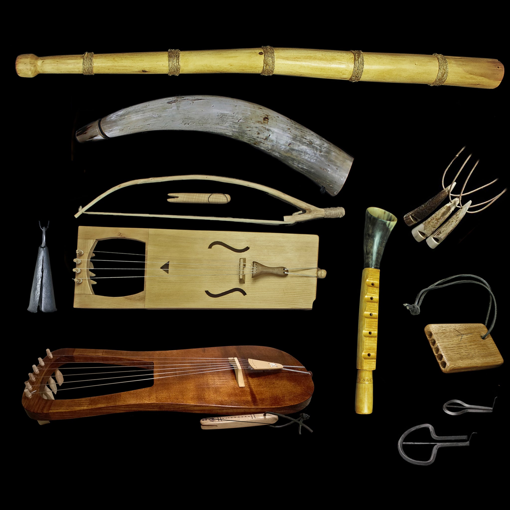 Replica Viking & Dark Age Musical Instruments - Viking Accessories