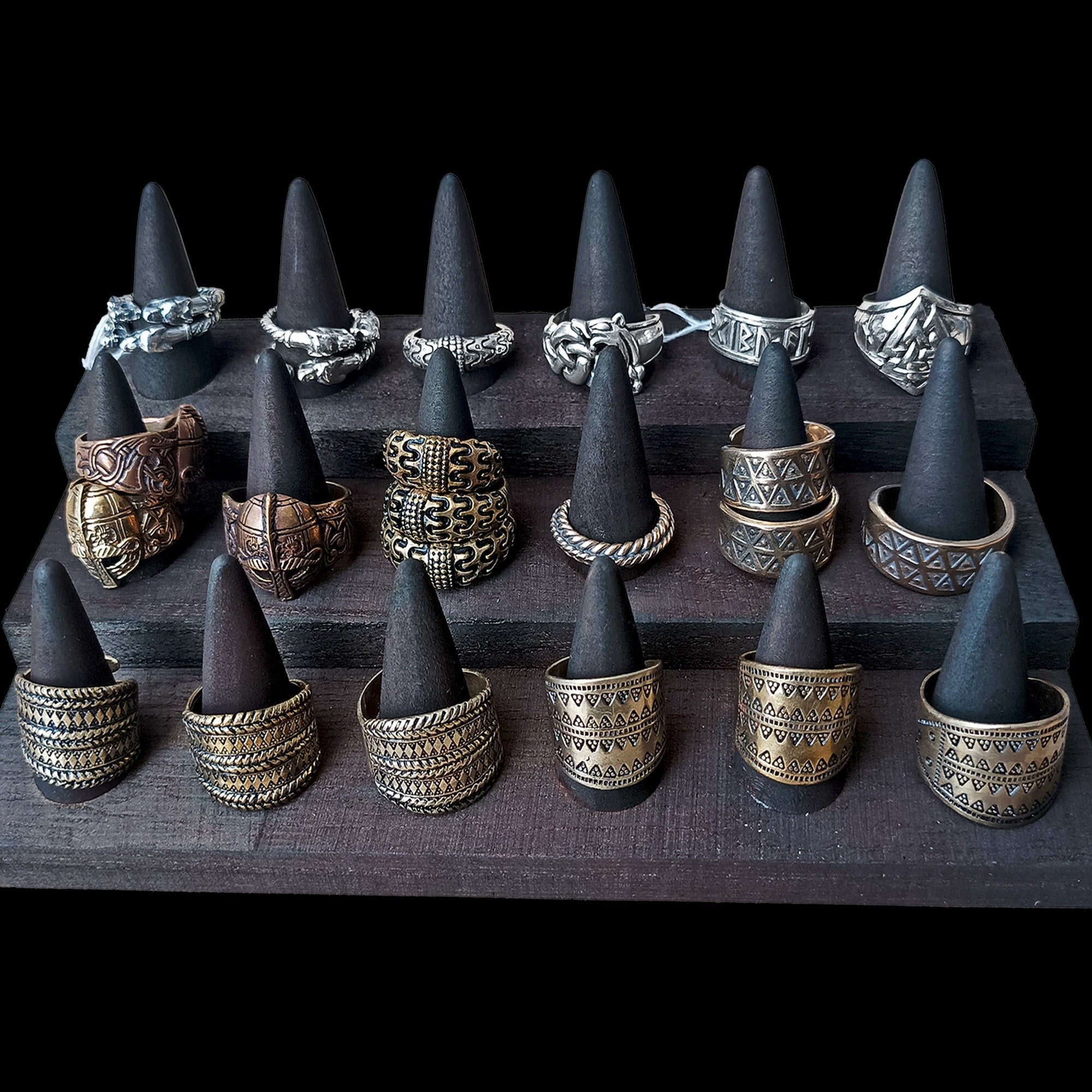 Bronze & Silver Replica Viking Rings - The Viking Dragon Collections