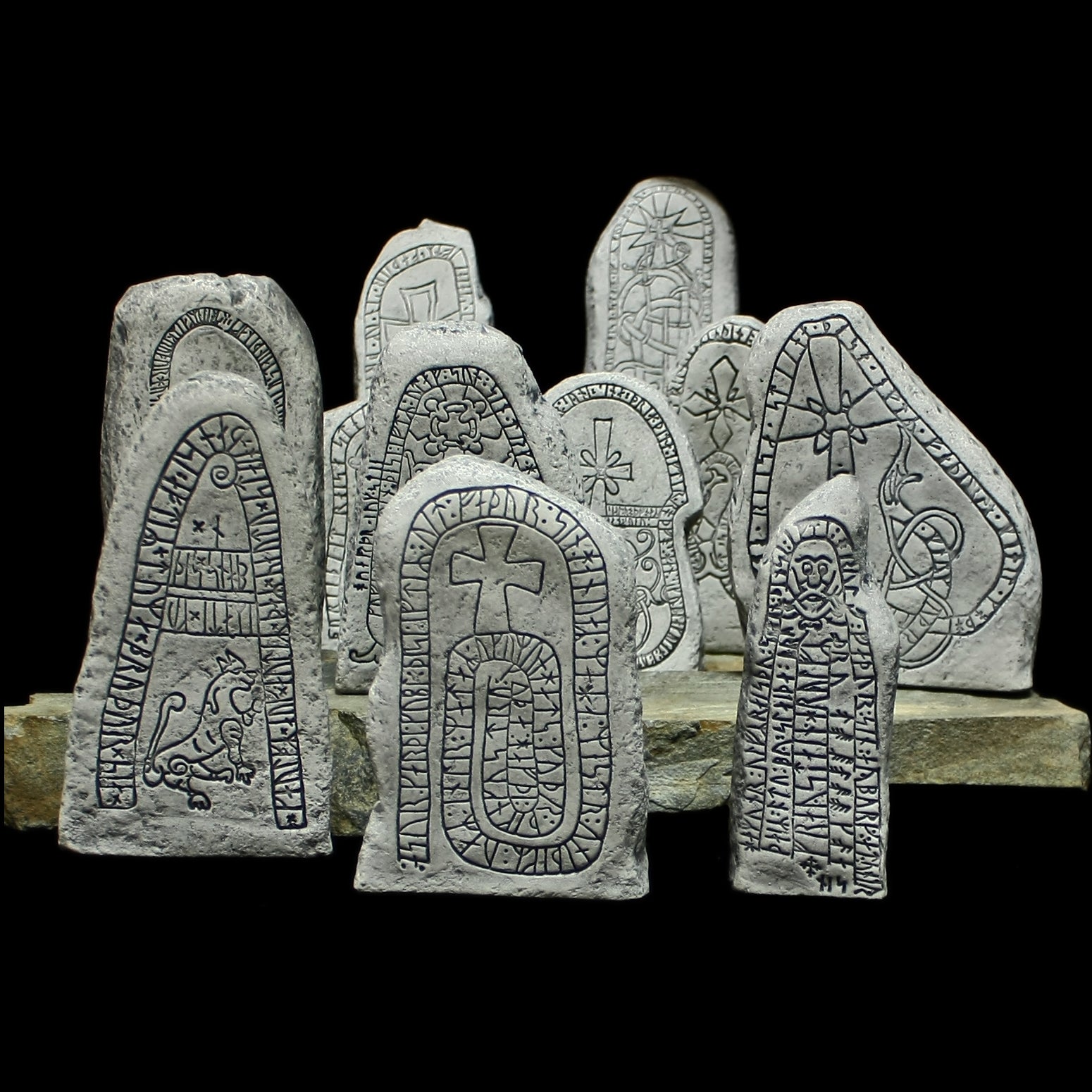 Viking Runestones from Gotland - Viking Ornaments