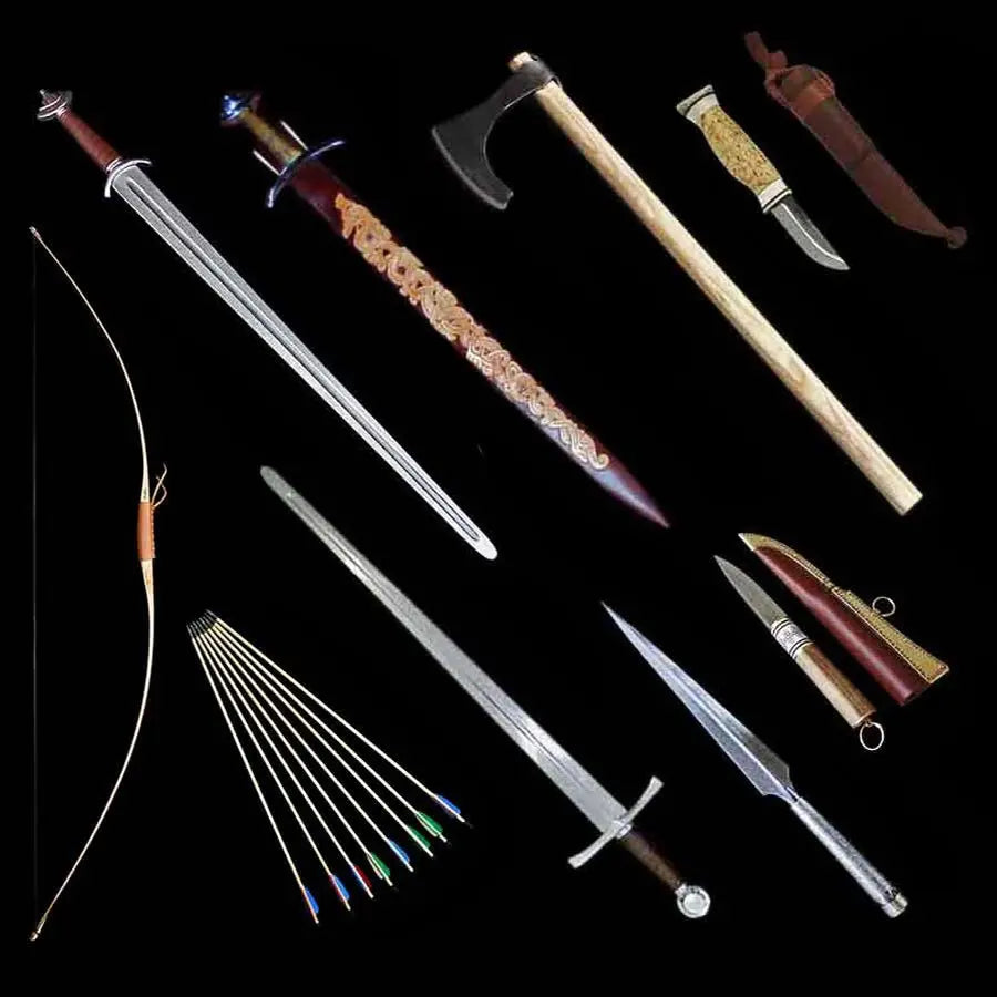 Handmade Replica Viking Reenactment Battle Tools from Jelling Dragon