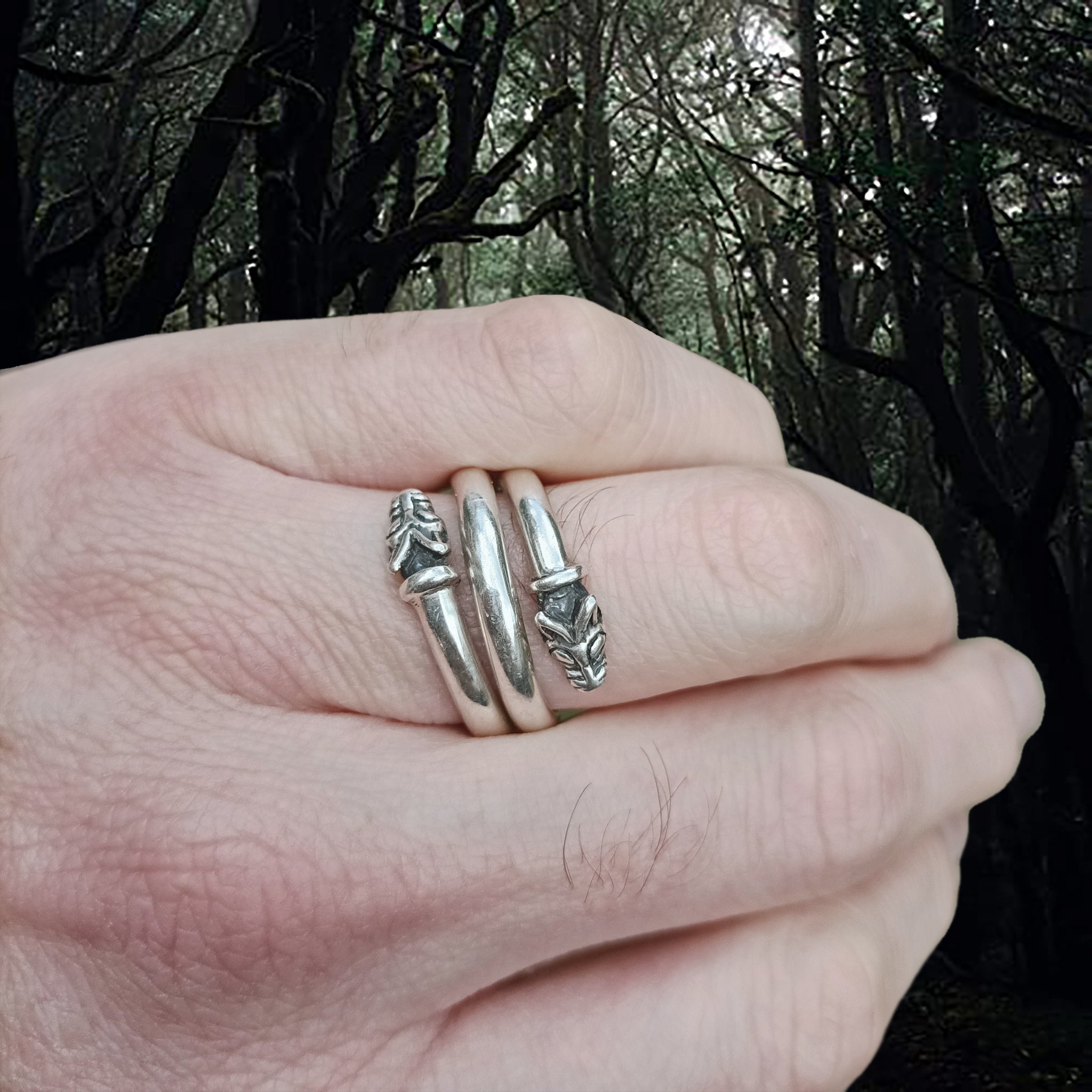 Wolf on sale rings jewelry