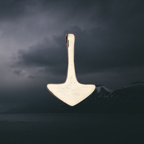 Bronze Replica Thor's Hammer Pendant from Repton, England, UK