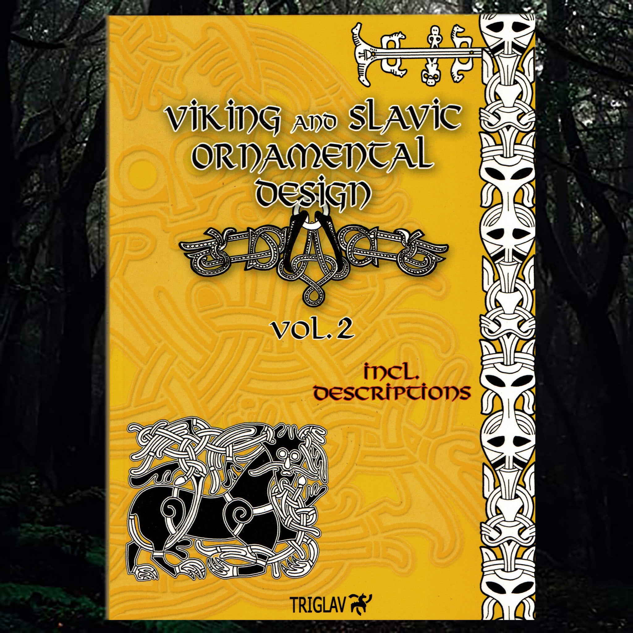 Viking &amp; Slavic Ornamental Designs Book - Volume 2 - Front Cover