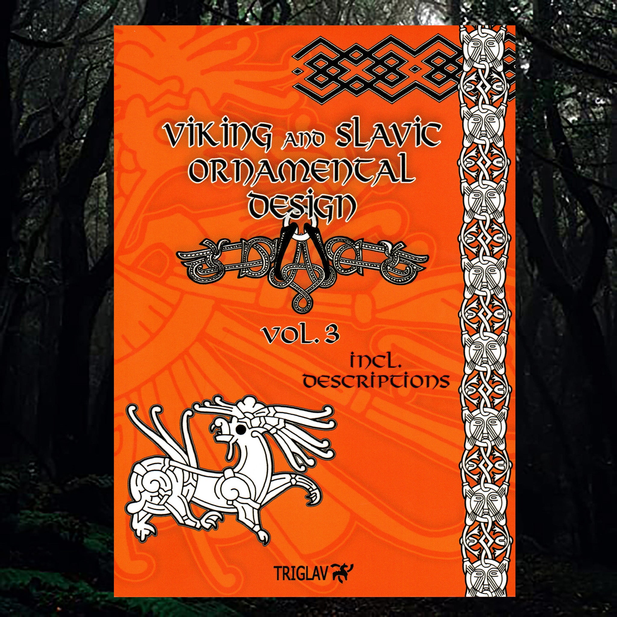 Viking &amp; Slavic Ornamental Designs Book - Volume 3 - Front Cover