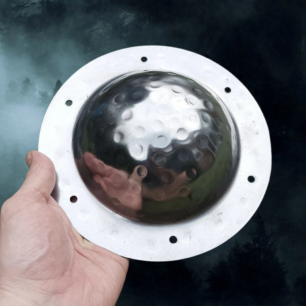 Domed Viking Shield Boss with Rivet Holes - Protection Gear