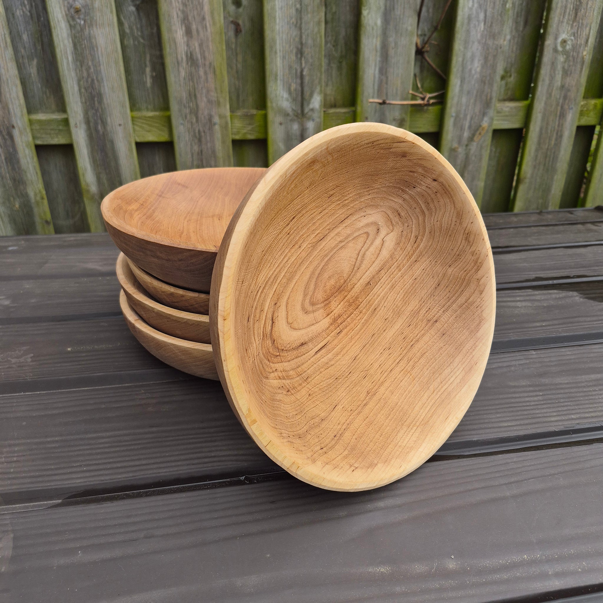 Viking Age Replica Hand Turned Alder Wood Bowl - Large Size from The Viking Dragon