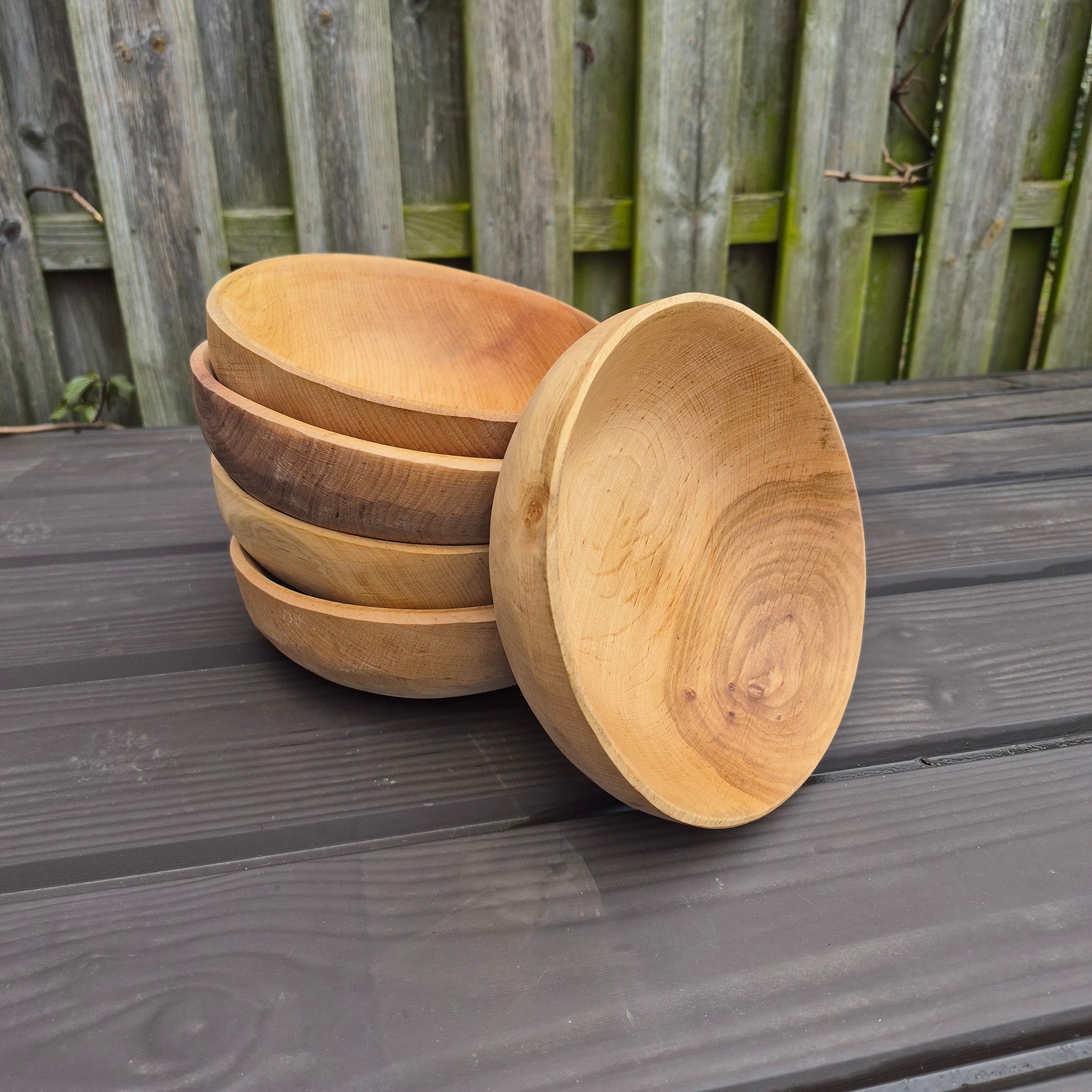 Viking Age Replica Hand Turned Alder Wood Bowls from The Viking Dragon