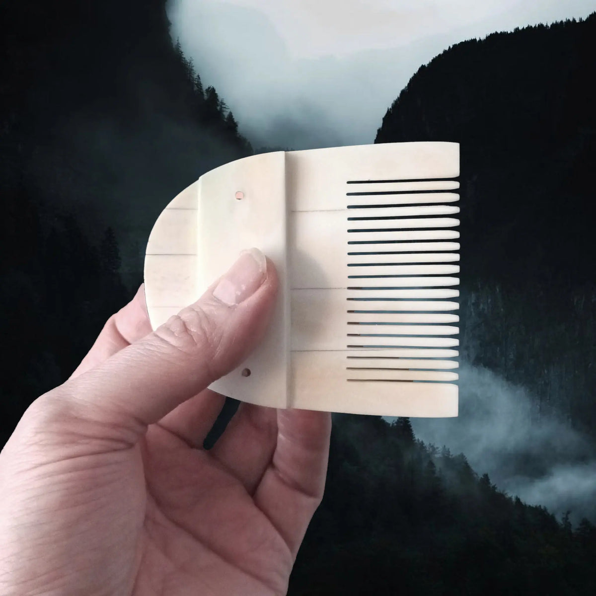 Triangular Bone Viking Comb - Viking Hair Accessories