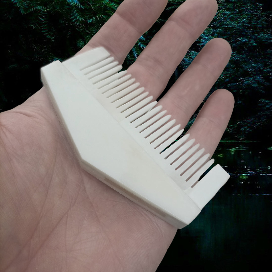 Triangular Bone Viking Comb - Viking Hair Accessories