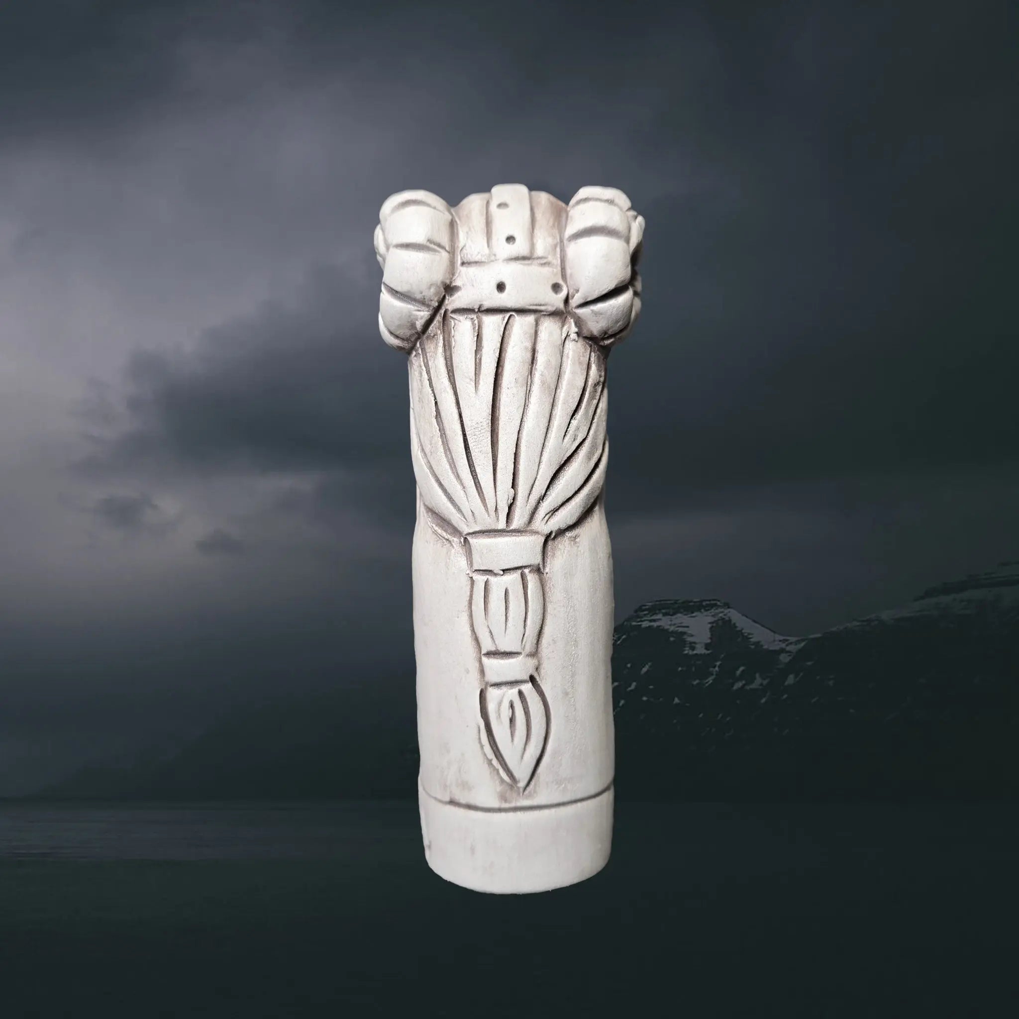 Hand-Crafted Ceramic Heimdall Statuette - Asatru / Heathen Supplies