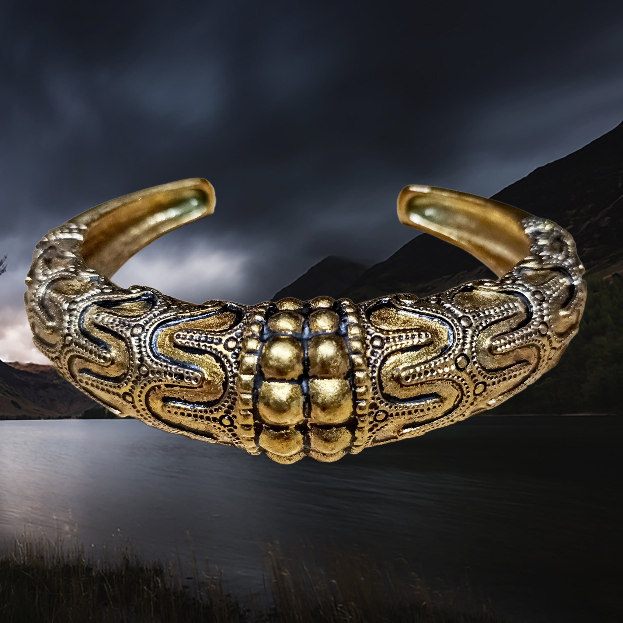 Bronze Replica Viking Bracelet / Arm Ring from Orupgard