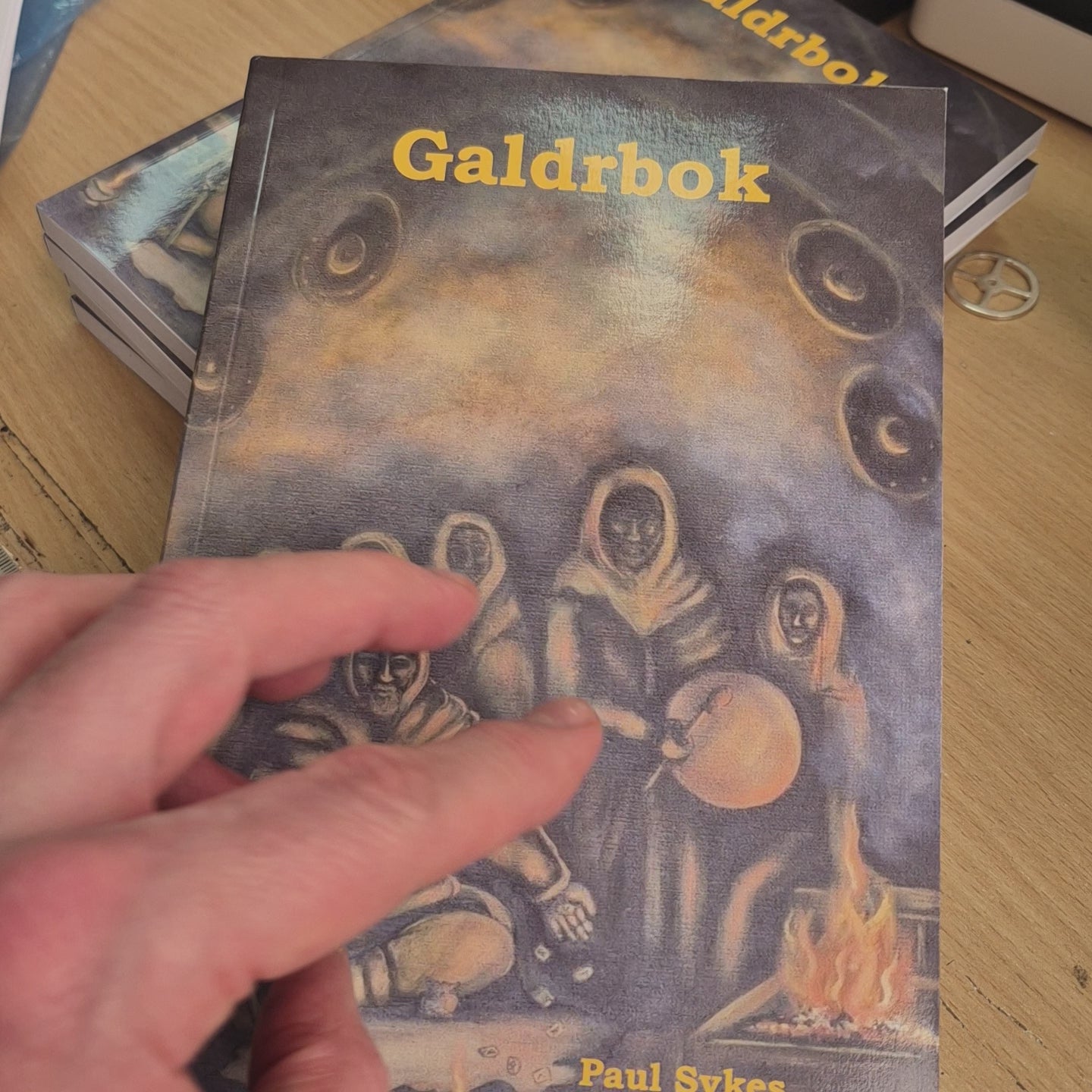 Galdrbok Book - Magical Norse Practices of Galdr & Seidr - Paul Sykes - Inside the Book