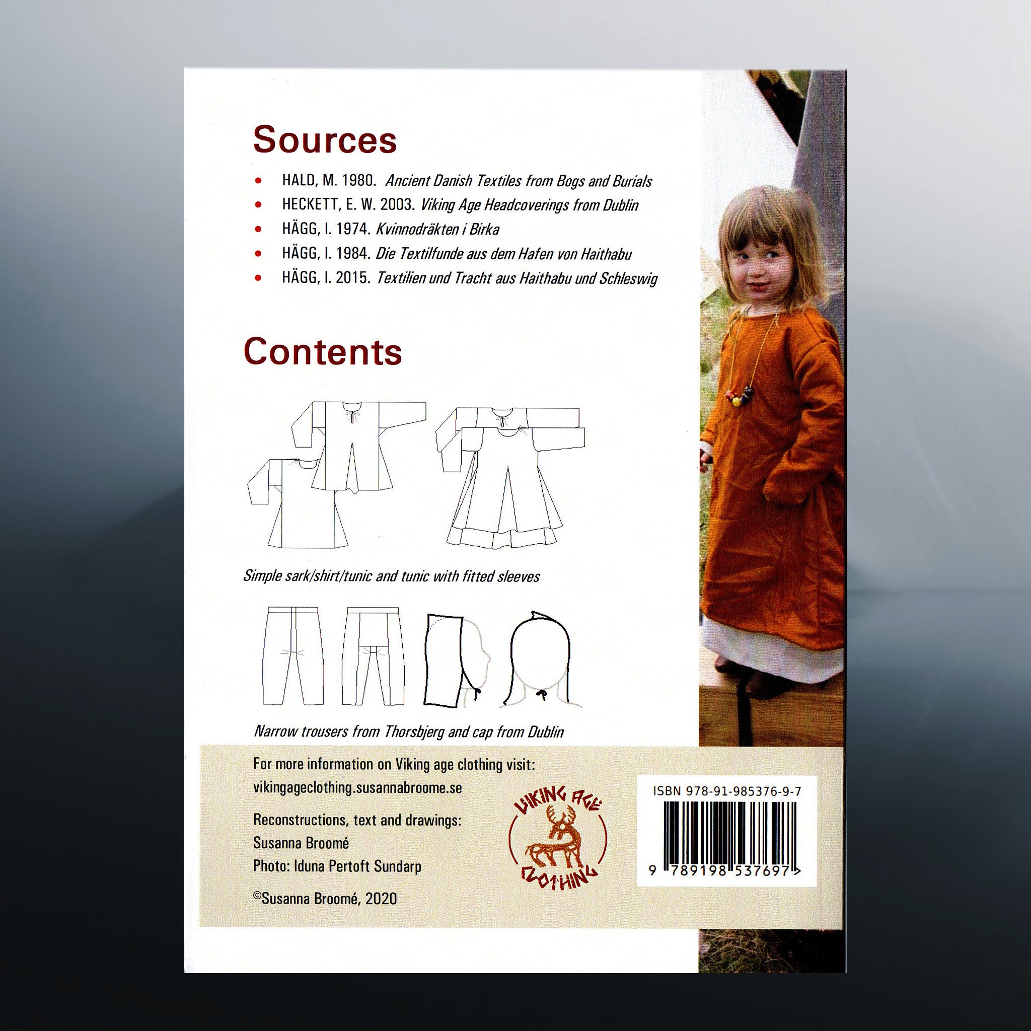 Viking Age Clothing - Childrens Clothing Booklet - Back Cover