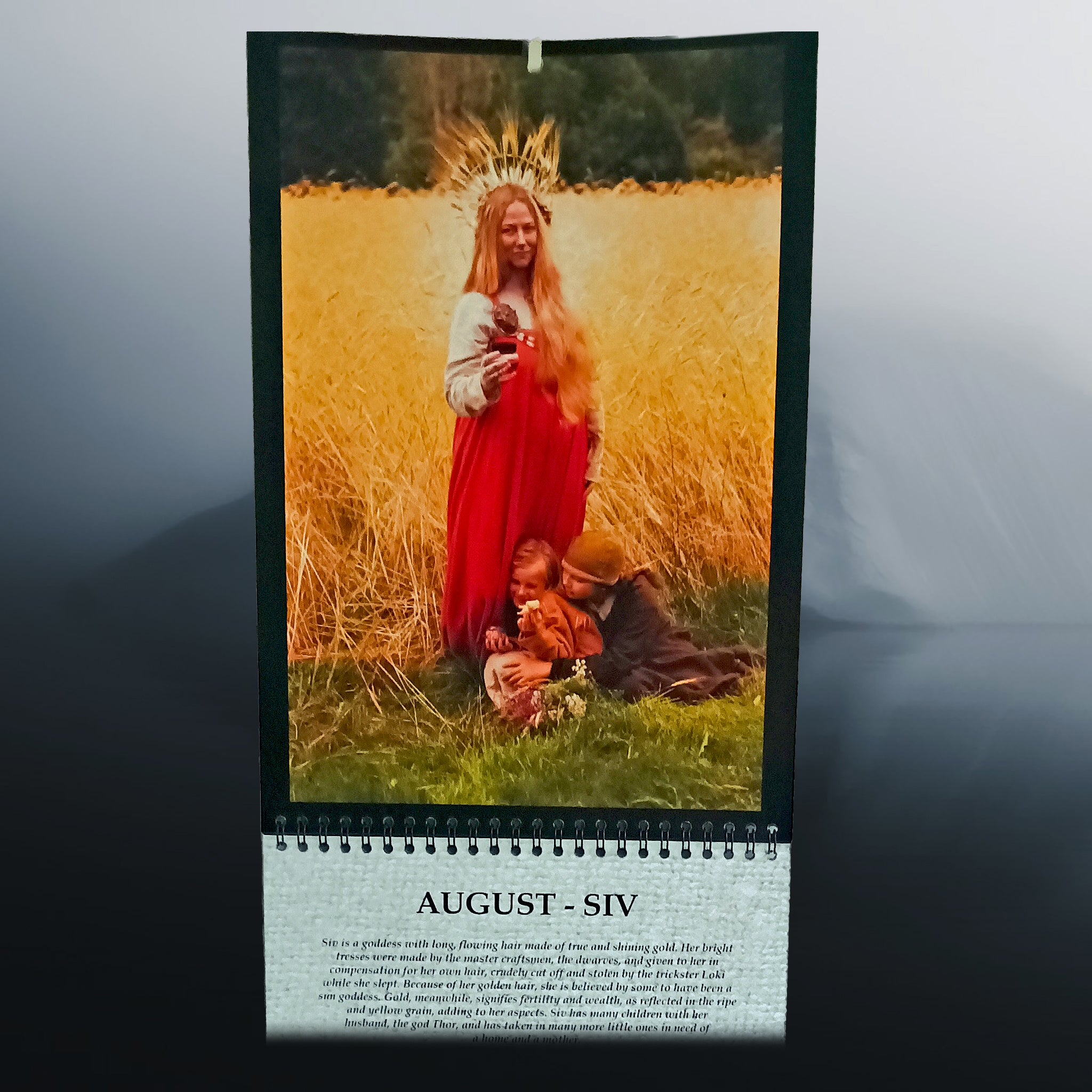Norse Goddesses Calendar 2024 - August, Siv