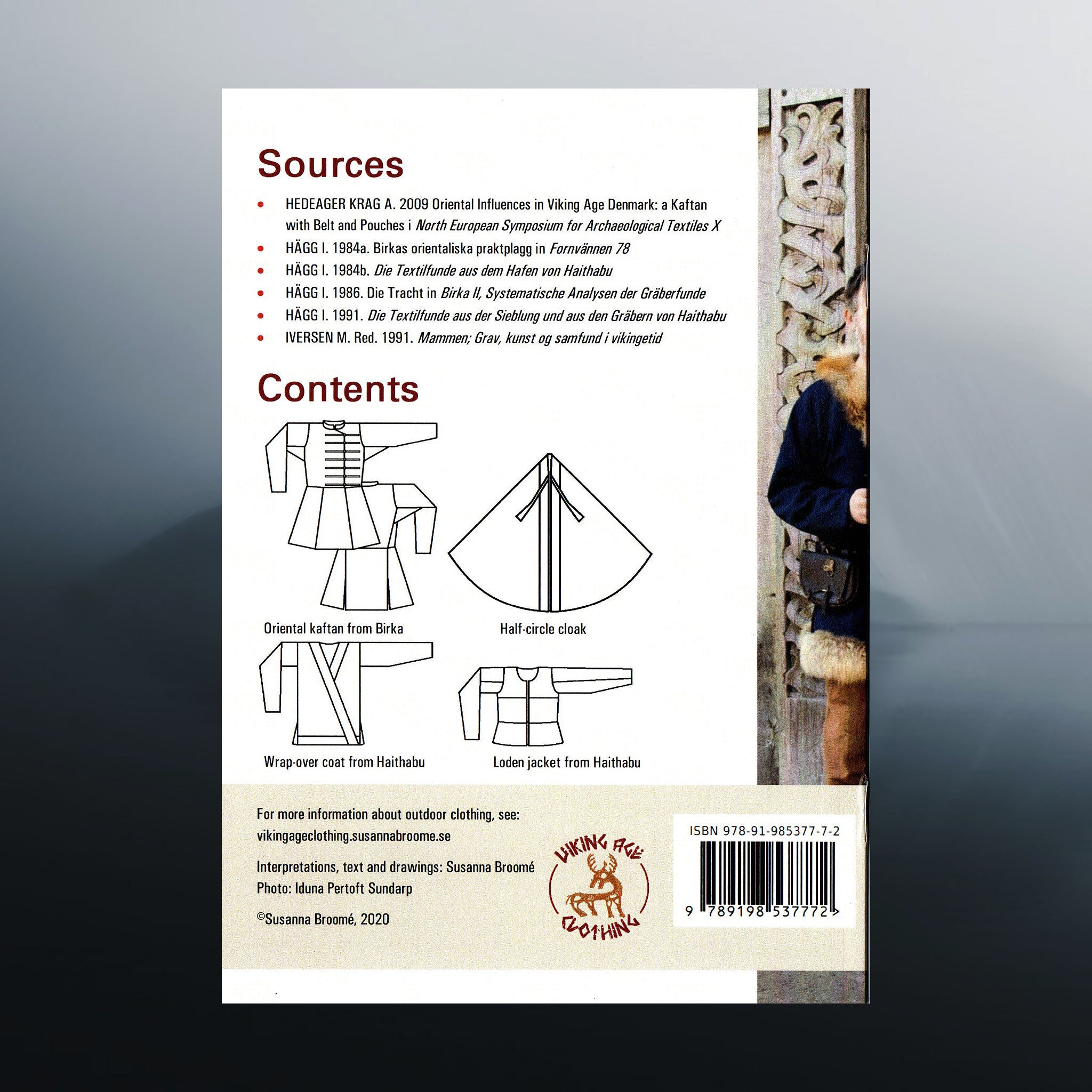 Viking Age Clothing - Outdoor Clothing Book - Back Cover