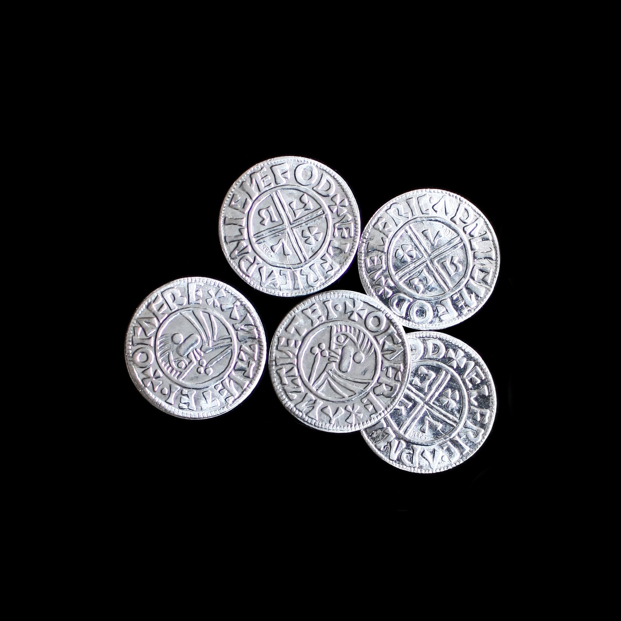 Aethelred-Replika sächsischer Münzen aus Winchester