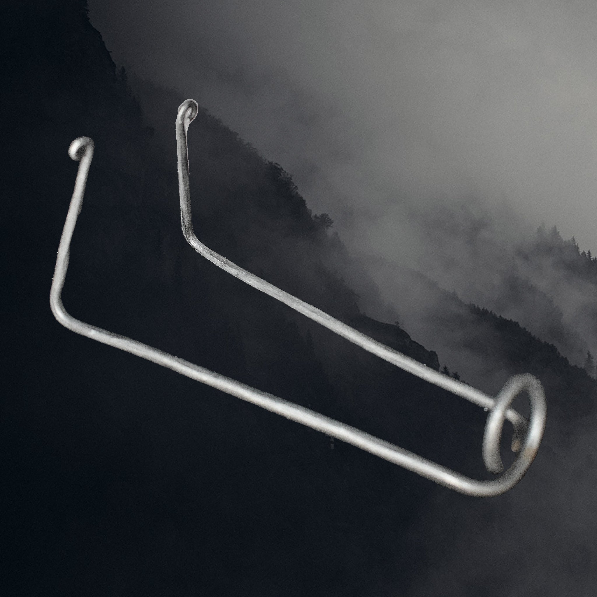Hand-Forged Iron Horn Stand for Small Viking Drinking Horns