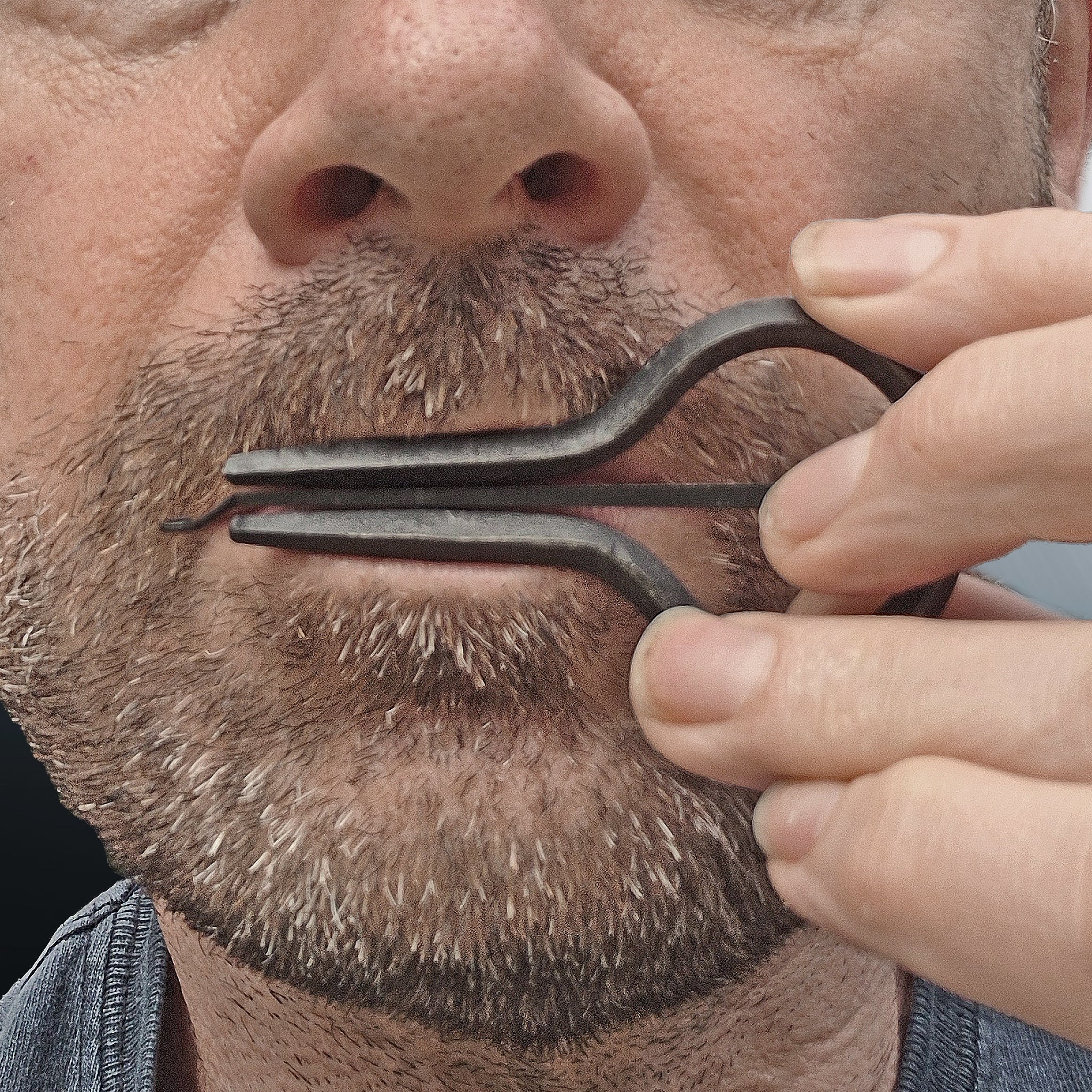 Viking Age Replica Mouth Harp / Jaw Harp / Jew's Harp - Small Size on Lips