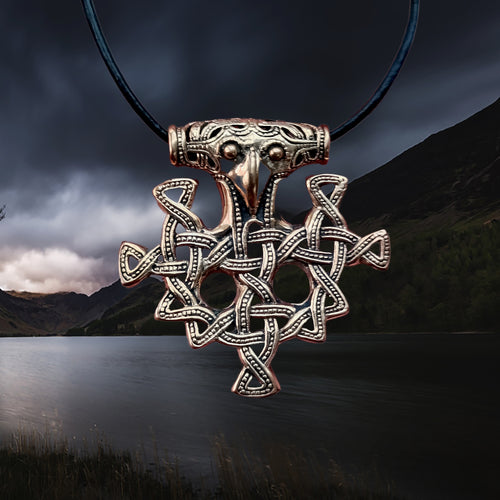 Bronze Hiddensee Replica Thors Hammer Viking Pendant on Leather Thong