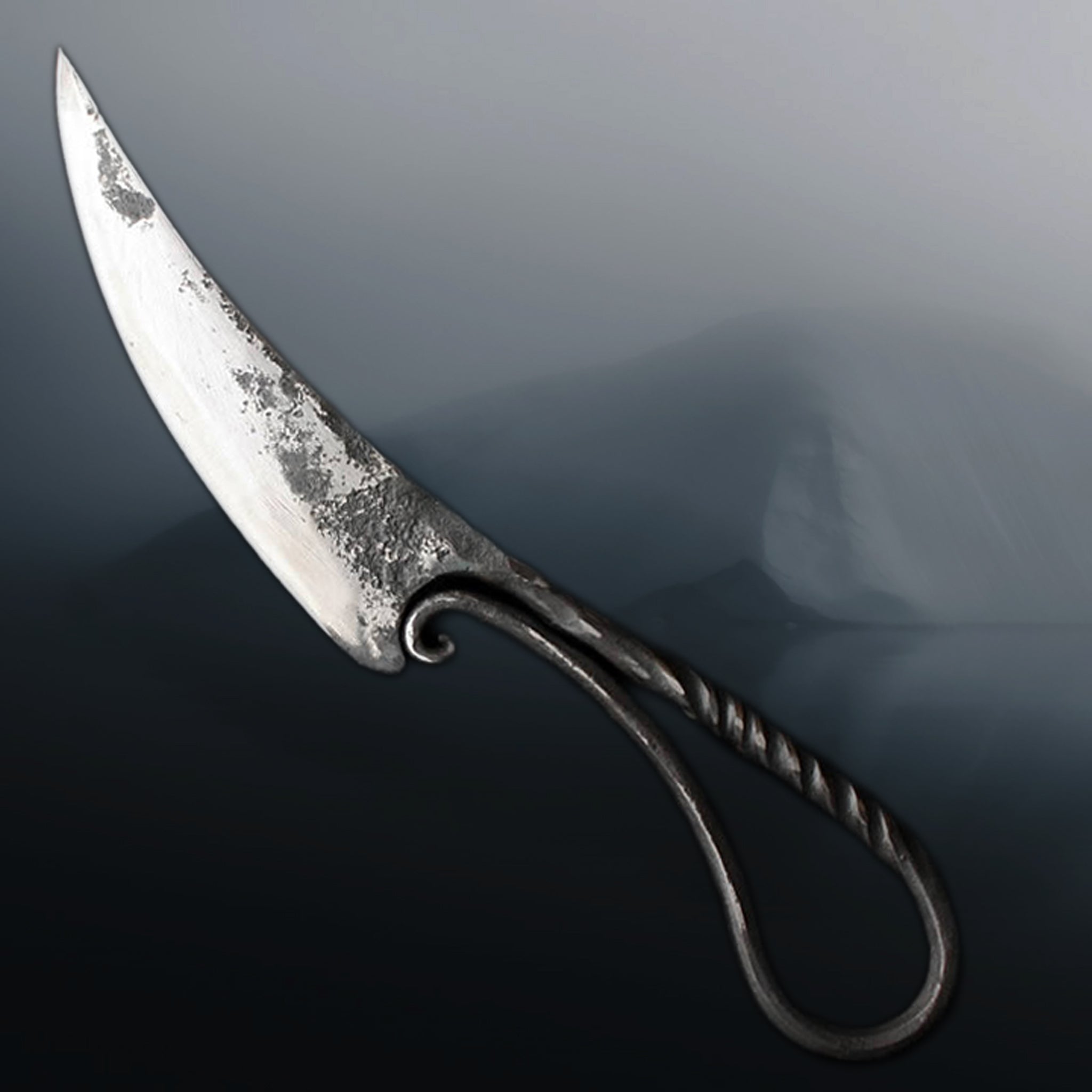 Viking Iron Knife with Leather Sheath - MedieWorld
