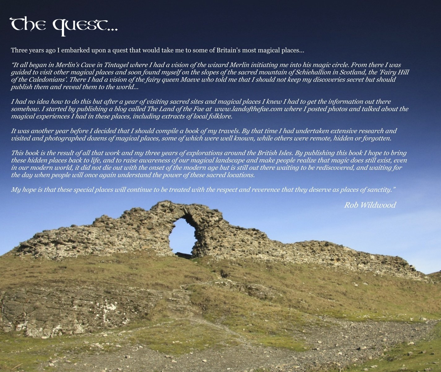 Magical Places Of Britain Book - The Quest - Viking Dragon Books