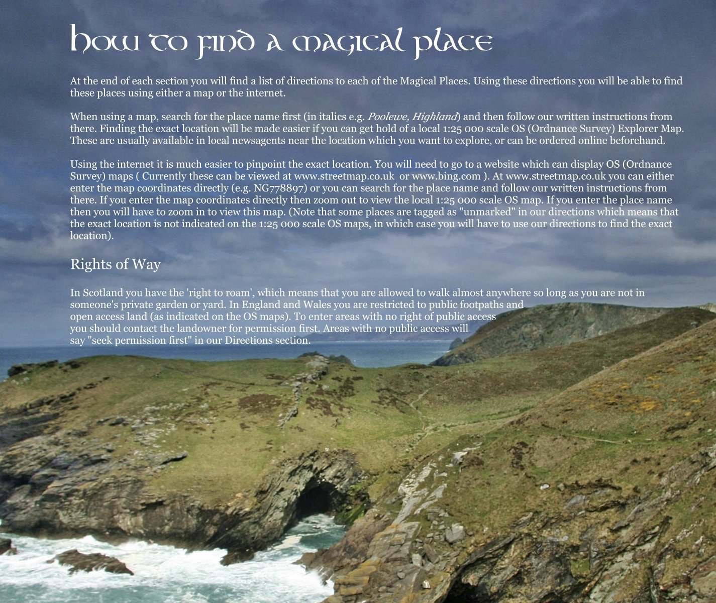 Magical Places Of Britain Book - How to Find a Magical Place - Viking Dragon Books