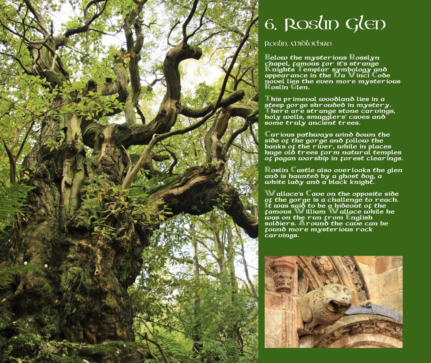 Magical Places Of Britain Book - Roslin Glen - Viking Dragon Books