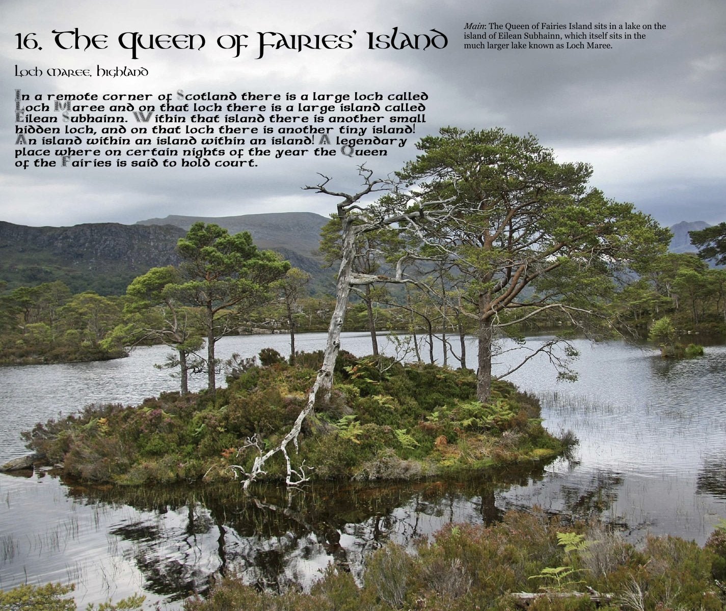 Magical Places Of Britain Book - The Queen of Fairies Island - Viking Dragon Books