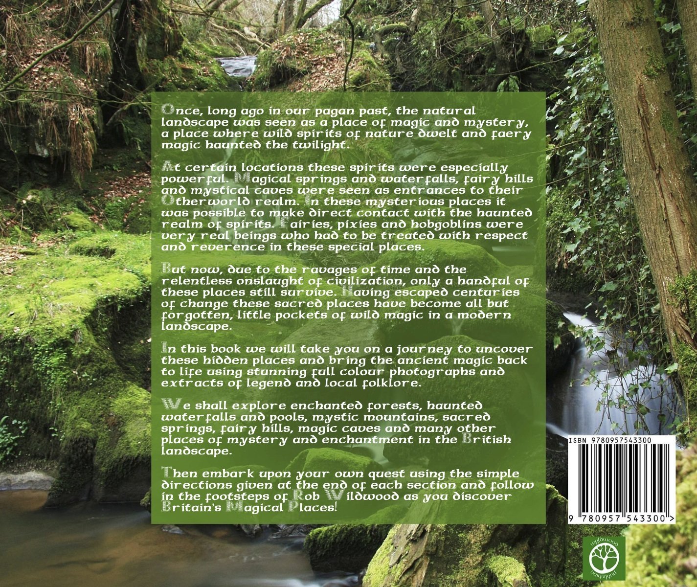 Magical Places Of Britain Book - Back Cover - Viking Dragon Books