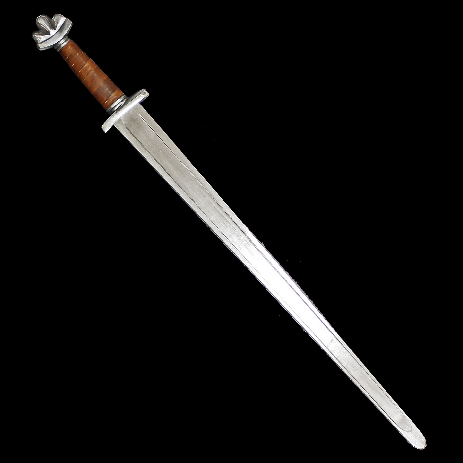 Viking / Saxon Sword with Tri-Lobe Pommel