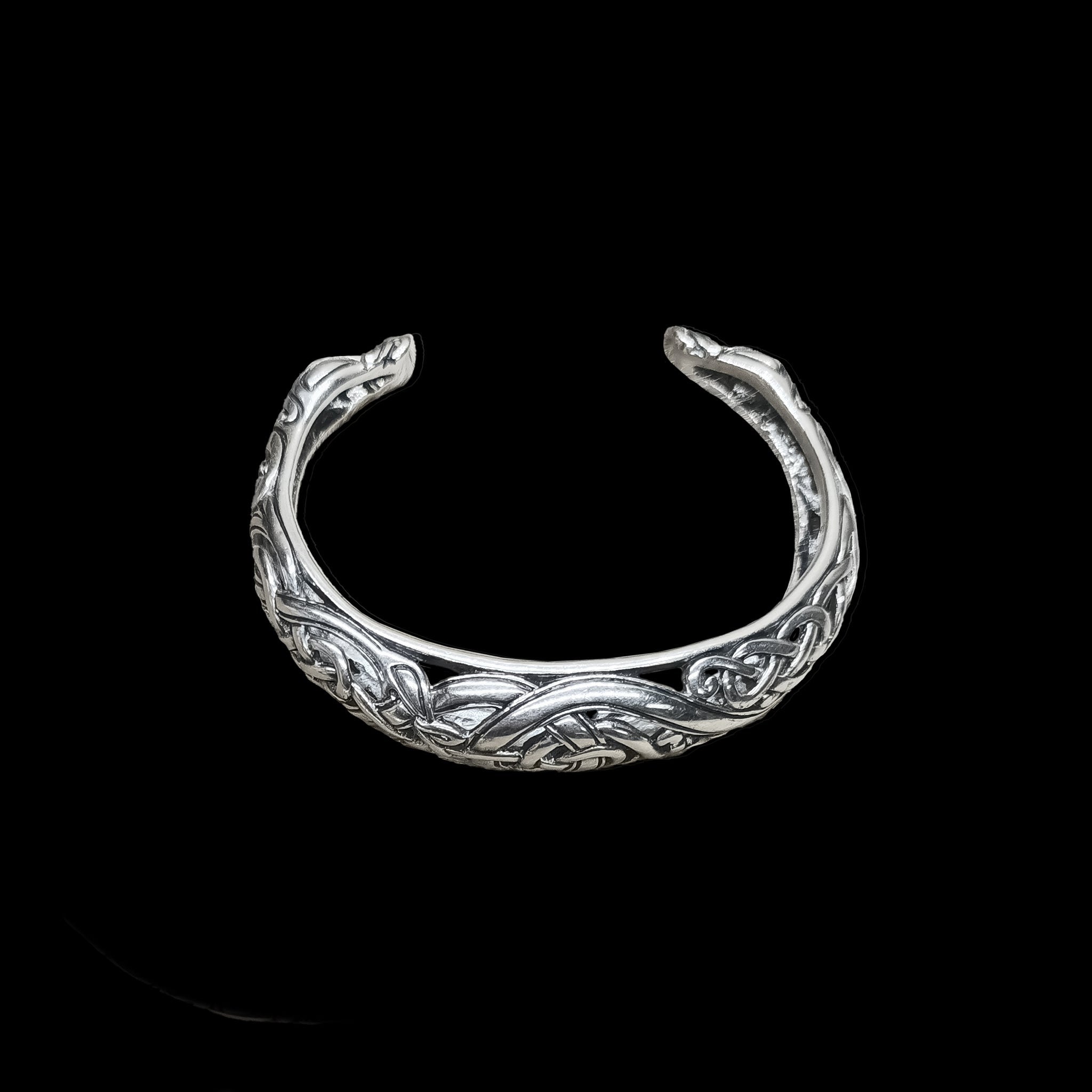 Silver Urnes Dragon Bracelet - Small Size