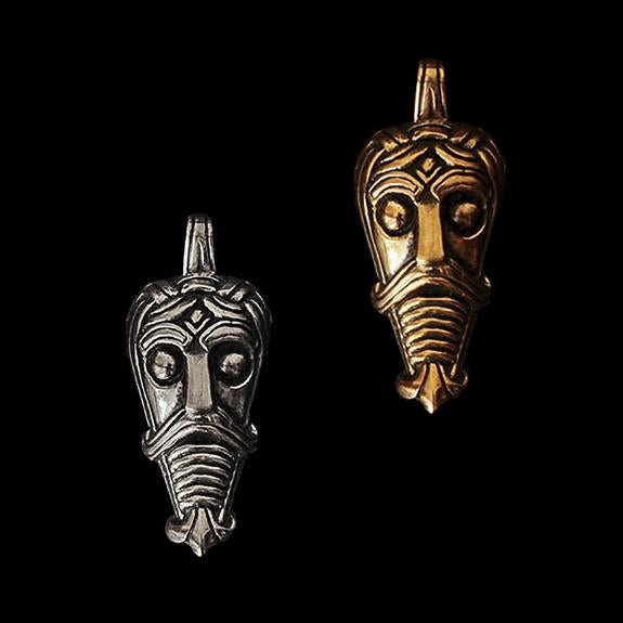 Danish Viking God Mask Pendant - Viking Pendants