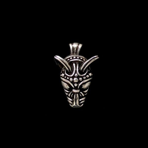 Viking Wolf Head Pendant - Silver - Viking Pendants